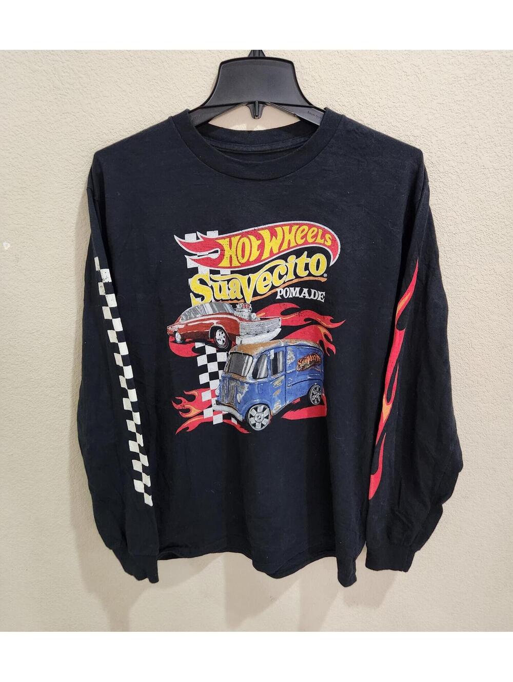 Hot Wheels x Suavecito Overdrive Long Sleeve Shirt Limited Edition Size Medium